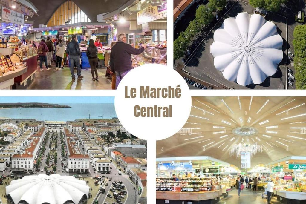 Au Coeur Du Marche, Appartement Confort, Centre-Ville Royan Kültér fotó